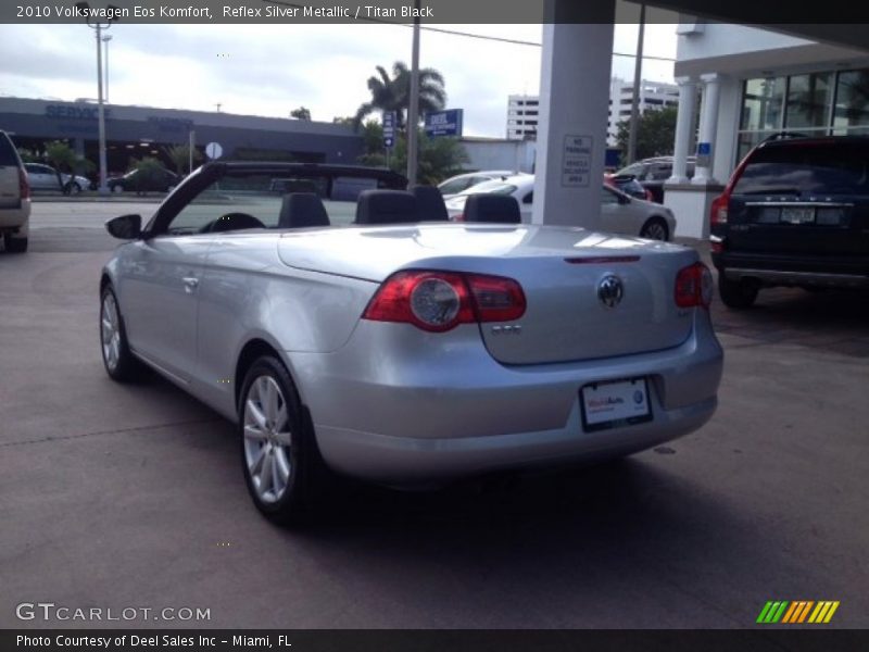 Reflex Silver Metallic / Titan Black 2010 Volkswagen Eos Komfort