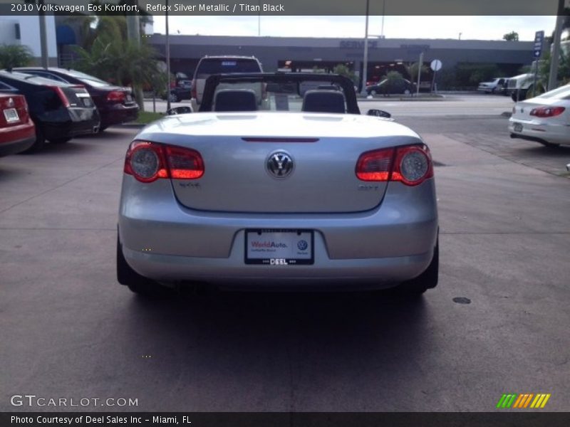 Reflex Silver Metallic / Titan Black 2010 Volkswagen Eos Komfort
