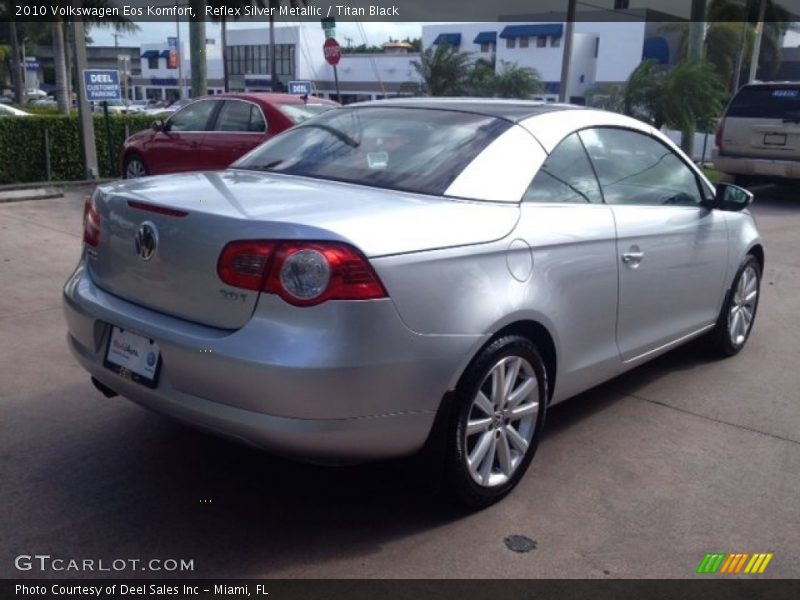 Reflex Silver Metallic / Titan Black 2010 Volkswagen Eos Komfort