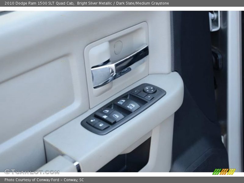 Bright Silver Metallic / Dark Slate/Medium Graystone 2010 Dodge Ram 1500 SLT Quad Cab