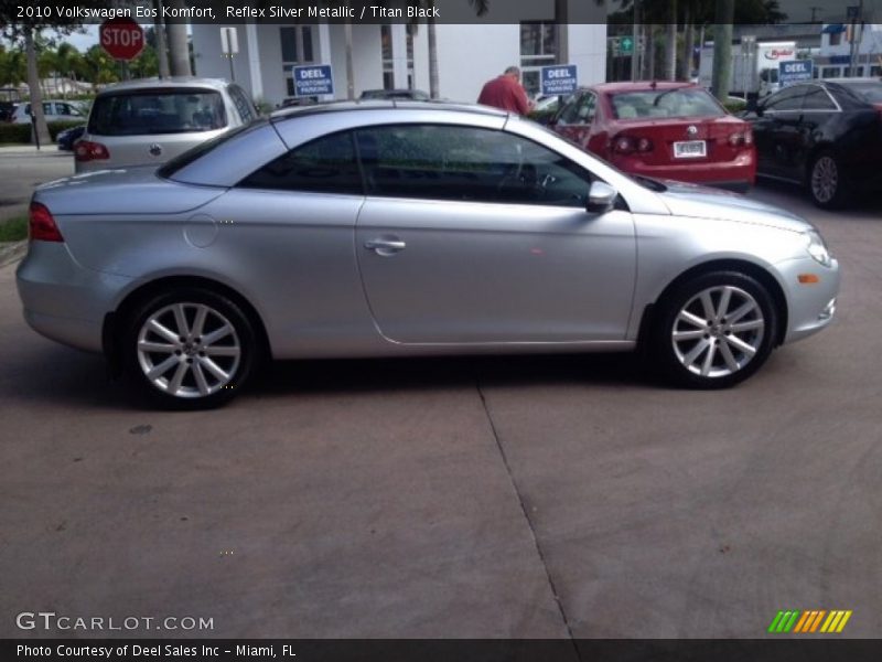 Reflex Silver Metallic / Titan Black 2010 Volkswagen Eos Komfort
