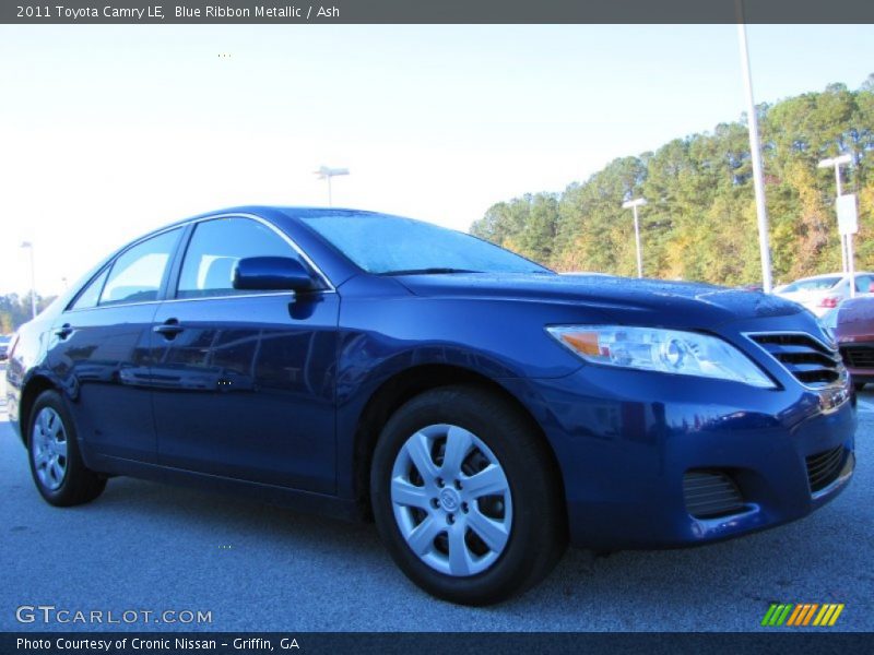 Blue Ribbon Metallic / Ash 2011 Toyota Camry LE