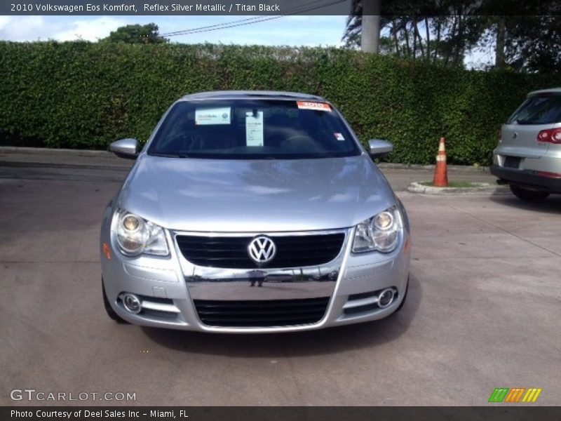 Reflex Silver Metallic / Titan Black 2010 Volkswagen Eos Komfort