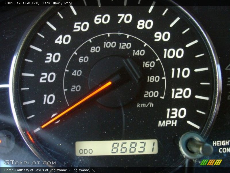 Black Onyx / Ivory 2005 Lexus GX 470