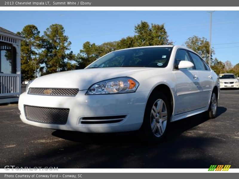 Summit White / Ebony 2013 Chevrolet Impala LT