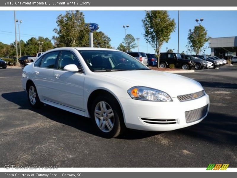 Summit White / Ebony 2013 Chevrolet Impala LT