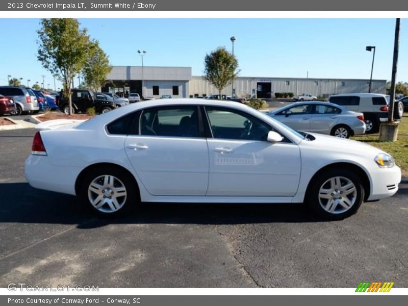 Summit White / Ebony 2013 Chevrolet Impala LT