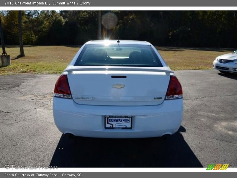Summit White / Ebony 2013 Chevrolet Impala LT