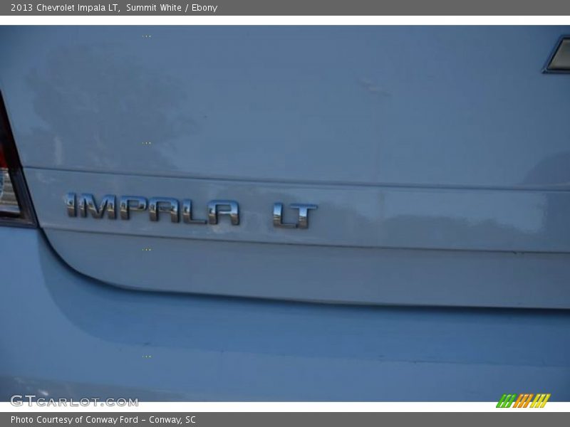 Summit White / Ebony 2013 Chevrolet Impala LT