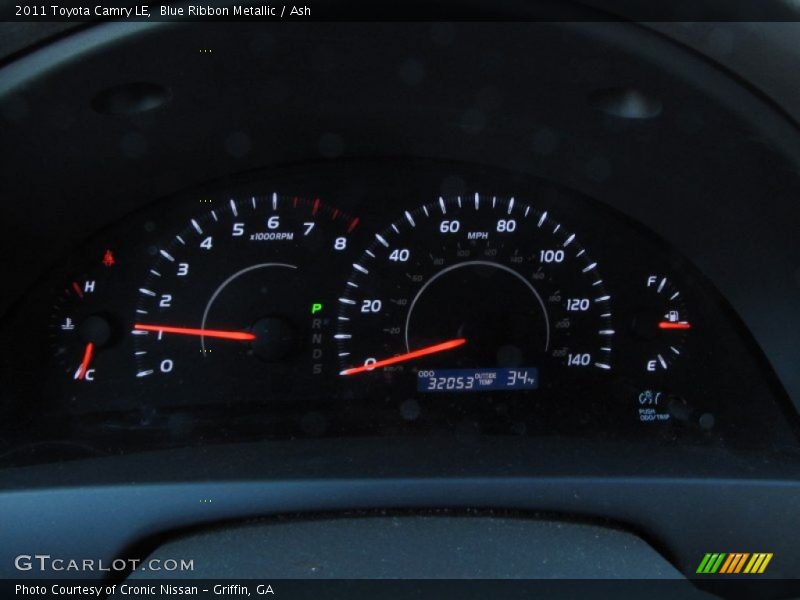 Blue Ribbon Metallic / Ash 2011 Toyota Camry LE