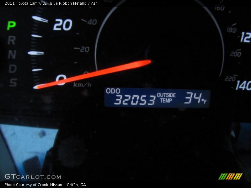 Blue Ribbon Metallic / Ash 2011 Toyota Camry LE