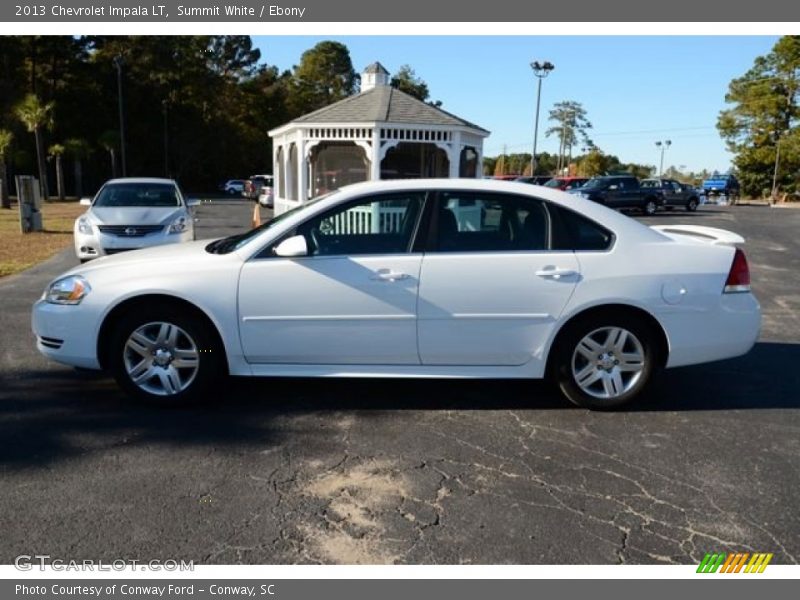 Summit White / Ebony 2013 Chevrolet Impala LT