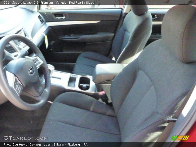 Venetian Red Pearl / Black 2014 Subaru Legacy 2.5i Premium