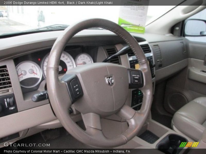 Black / Dark Khaki/Light Khaki 2006 Dodge Durango Limited HEMI 4x4