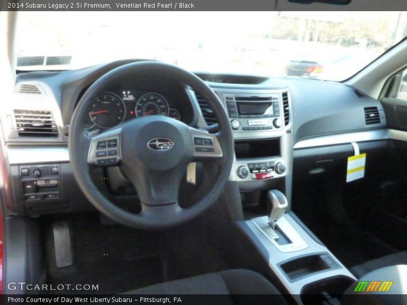 Venetian Red Pearl / Black 2014 Subaru Legacy 2.5i Premium