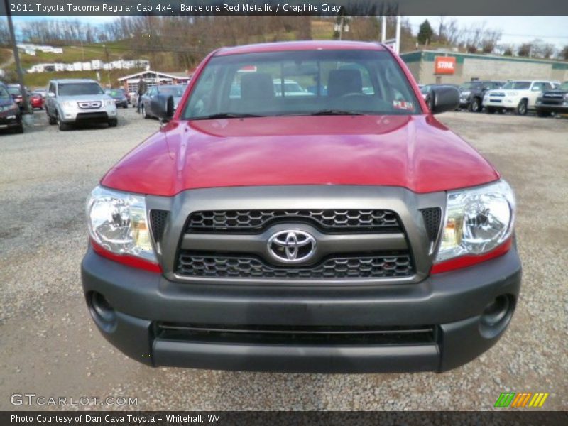 Barcelona Red Metallic / Graphite Gray 2011 Toyota Tacoma Regular Cab 4x4