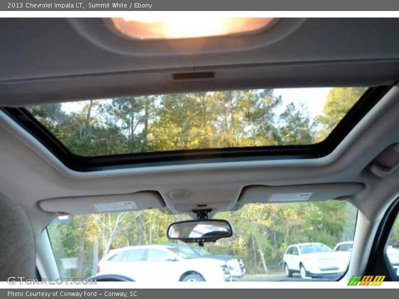 Summit White / Ebony 2013 Chevrolet Impala LT