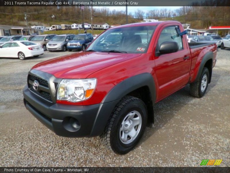 Barcelona Red Metallic / Graphite Gray 2011 Toyota Tacoma Regular Cab 4x4