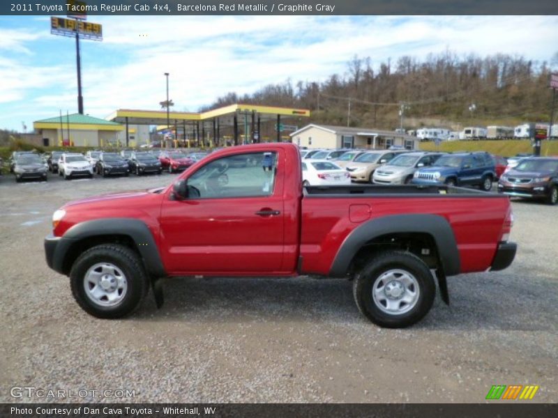 Barcelona Red Metallic / Graphite Gray 2011 Toyota Tacoma Regular Cab 4x4