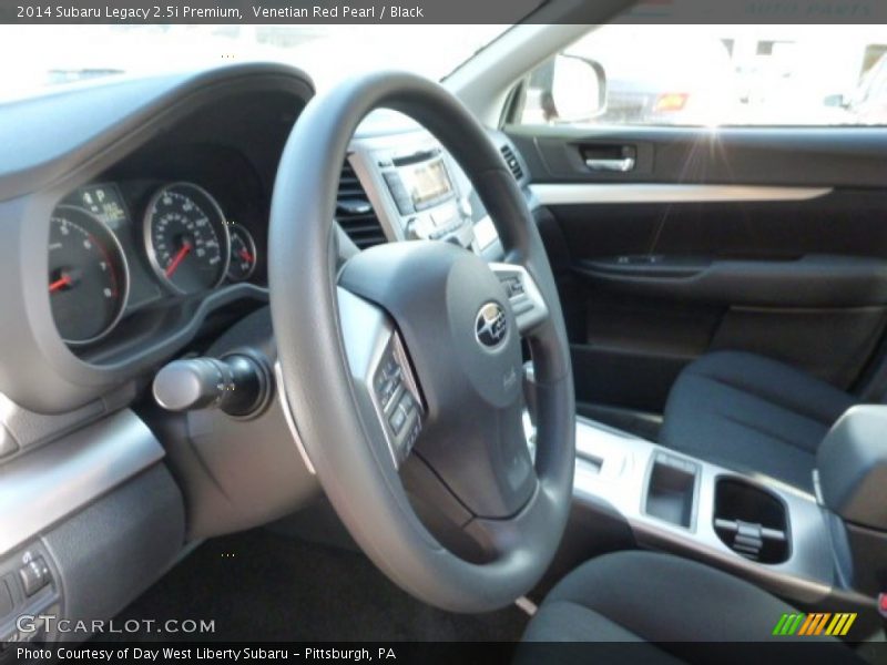 Venetian Red Pearl / Black 2014 Subaru Legacy 2.5i Premium