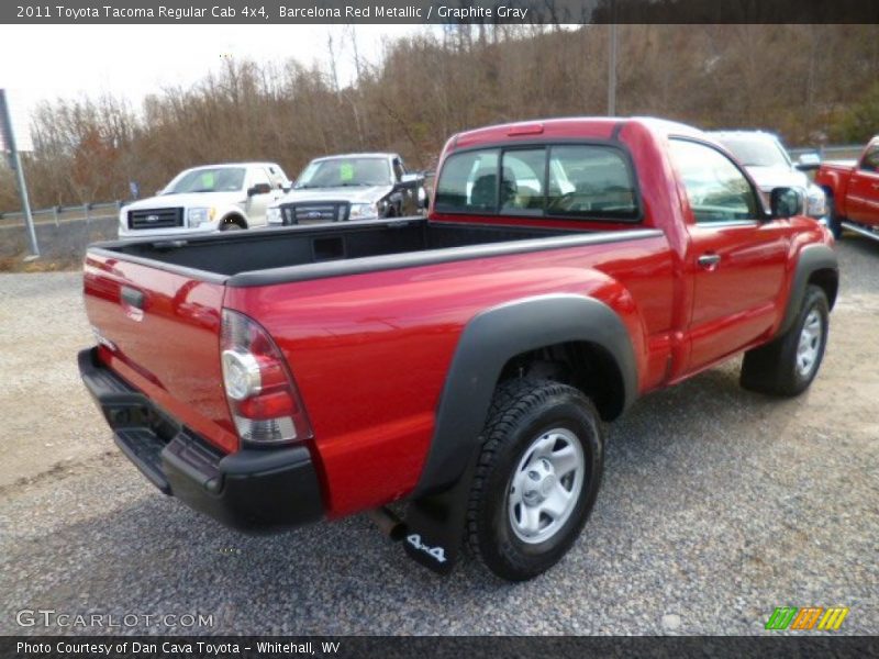 Barcelona Red Metallic / Graphite Gray 2011 Toyota Tacoma Regular Cab 4x4