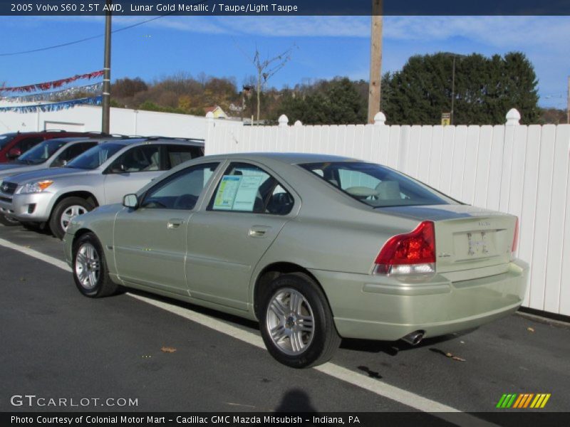 Lunar Gold Metallic / Taupe/Light Taupe 2005 Volvo S60 2.5T AWD