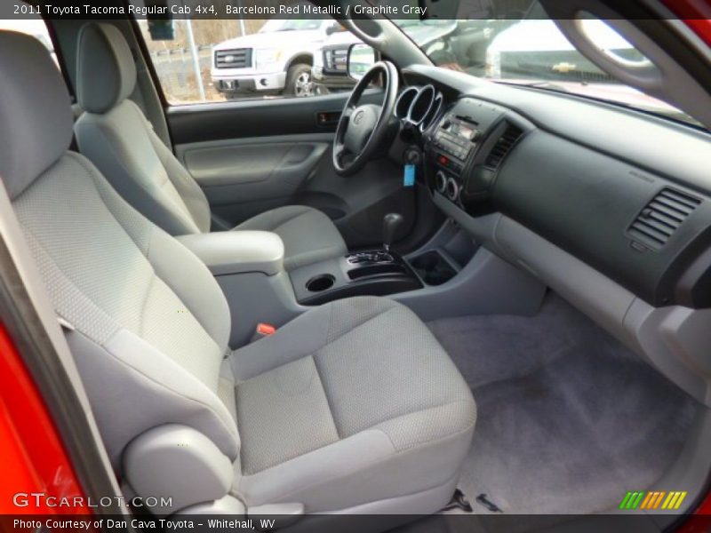 Barcelona Red Metallic / Graphite Gray 2011 Toyota Tacoma Regular Cab 4x4