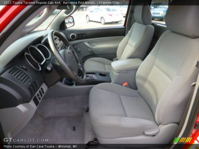 Barcelona Red Metallic / Graphite Gray 2011 Toyota Tacoma Regular Cab 4x4