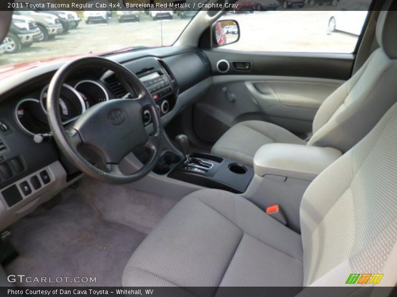 Barcelona Red Metallic / Graphite Gray 2011 Toyota Tacoma Regular Cab 4x4