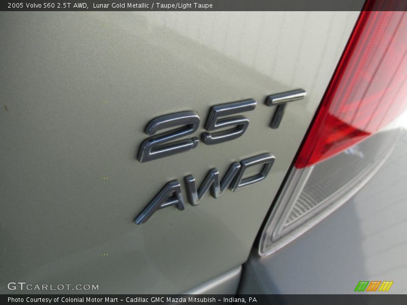 Lunar Gold Metallic / Taupe/Light Taupe 2005 Volvo S60 2.5T AWD