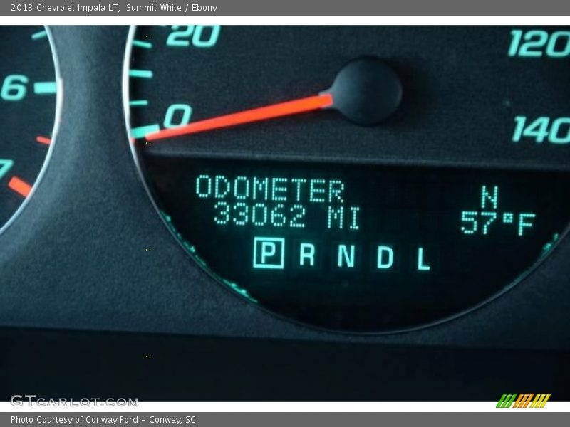 Summit White / Ebony 2013 Chevrolet Impala LT