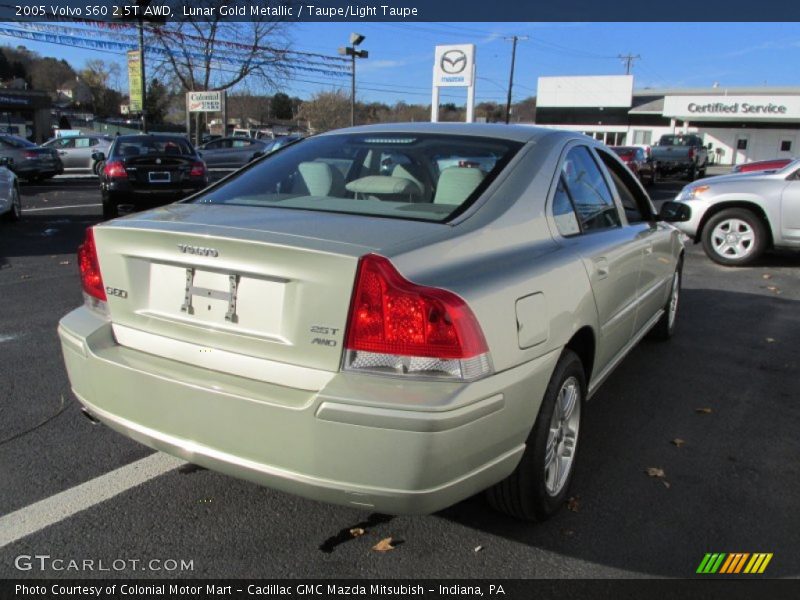 Lunar Gold Metallic / Taupe/Light Taupe 2005 Volvo S60 2.5T AWD
