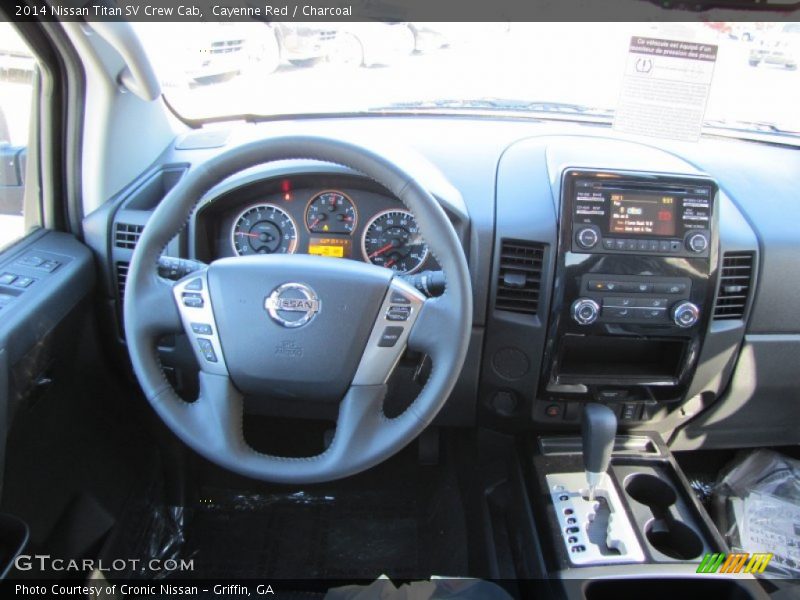 Cayenne Red / Charcoal 2014 Nissan Titan SV Crew Cab
