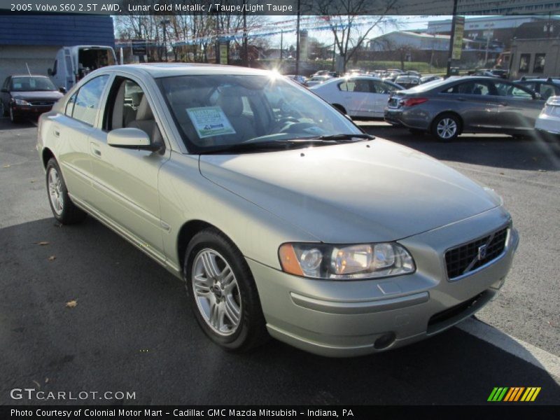 Lunar Gold Metallic / Taupe/Light Taupe 2005 Volvo S60 2.5T AWD