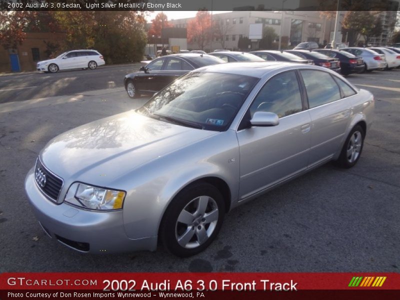 Light Silver Metallic / Ebony Black 2002 Audi A6 3.0 Sedan