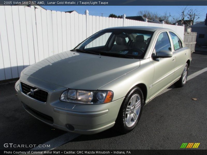 Lunar Gold Metallic / Taupe/Light Taupe 2005 Volvo S60 2.5T AWD