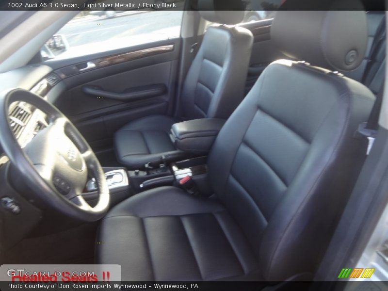 Light Silver Metallic / Ebony Black 2002 Audi A6 3.0 Sedan