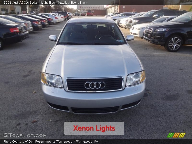 Light Silver Metallic / Ebony Black 2002 Audi A6 3.0 Sedan