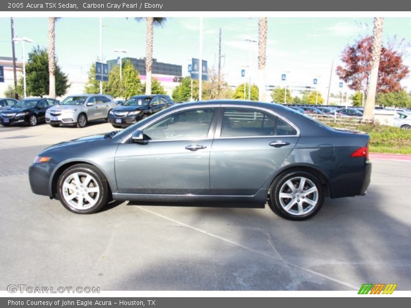 Carbon Gray Pearl / Ebony 2005 Acura TSX Sedan