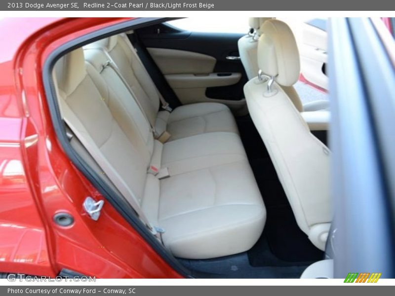 Redline 2-Coat Pearl / Black/Light Frost Beige 2013 Dodge Avenger SE