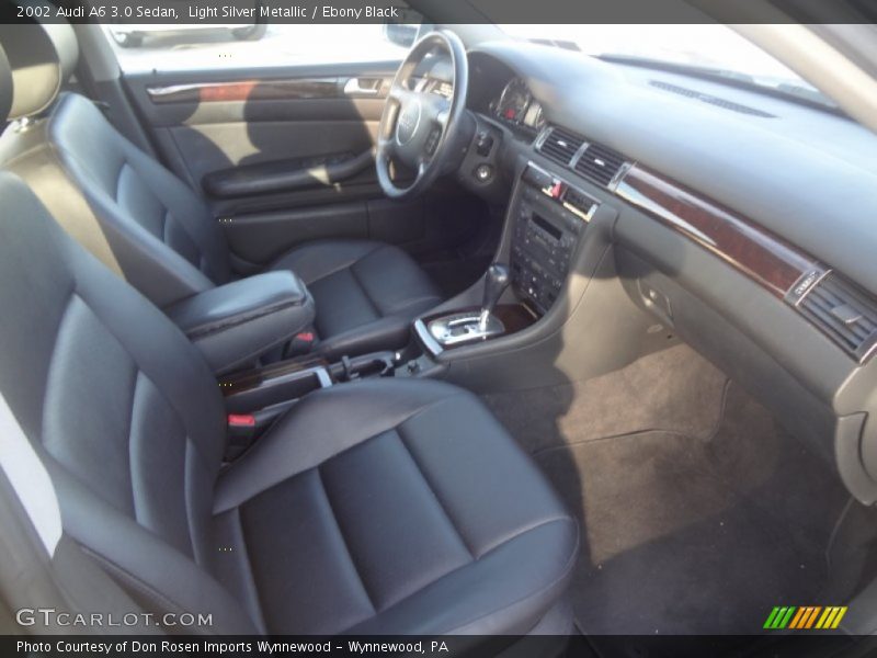 Light Silver Metallic / Ebony Black 2002 Audi A6 3.0 Sedan