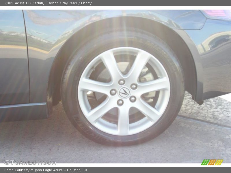 Carbon Gray Pearl / Ebony 2005 Acura TSX Sedan