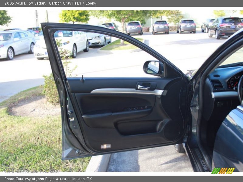 Carbon Gray Pearl / Ebony 2005 Acura TSX Sedan