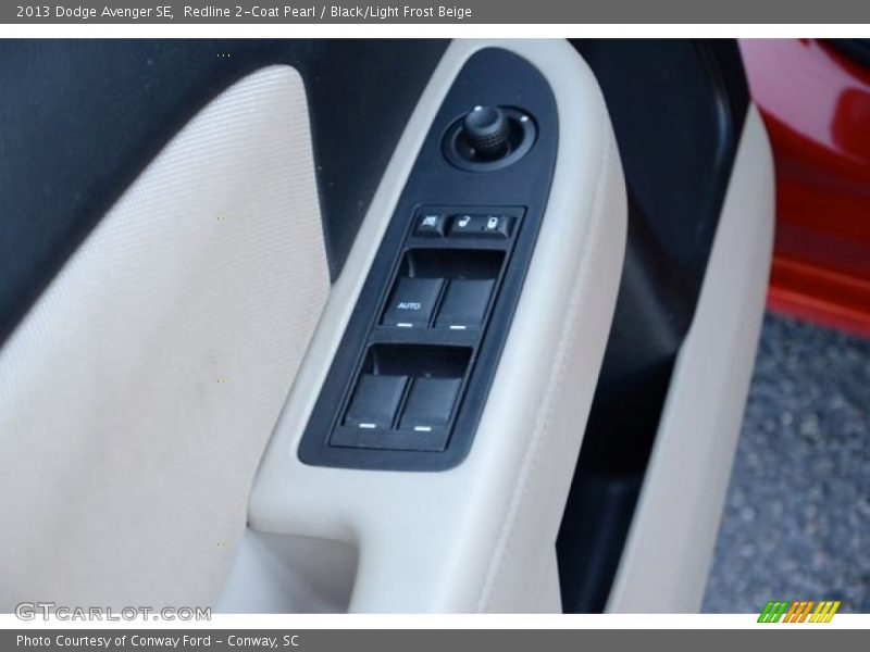 Redline 2-Coat Pearl / Black/Light Frost Beige 2013 Dodge Avenger SE