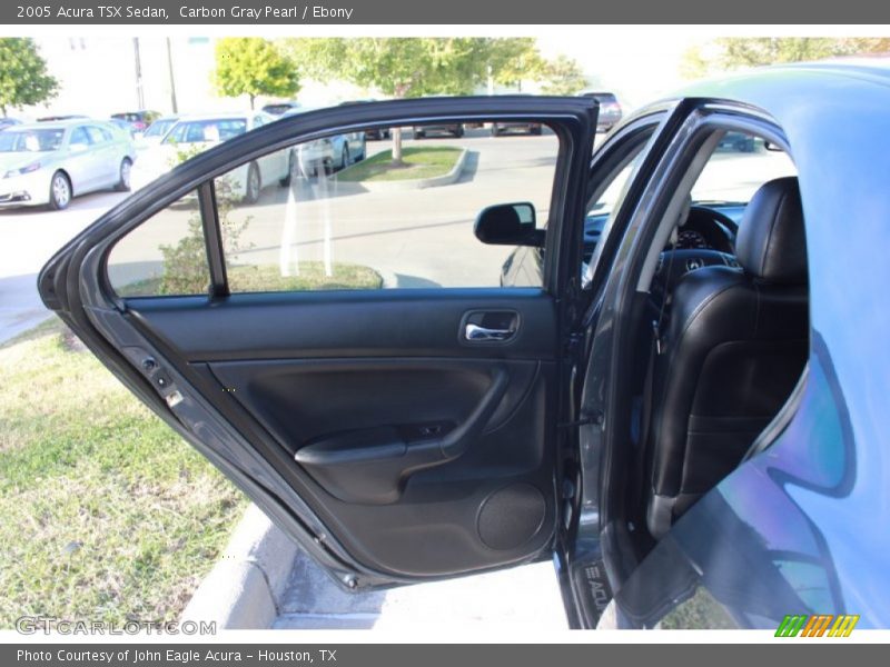 Carbon Gray Pearl / Ebony 2005 Acura TSX Sedan