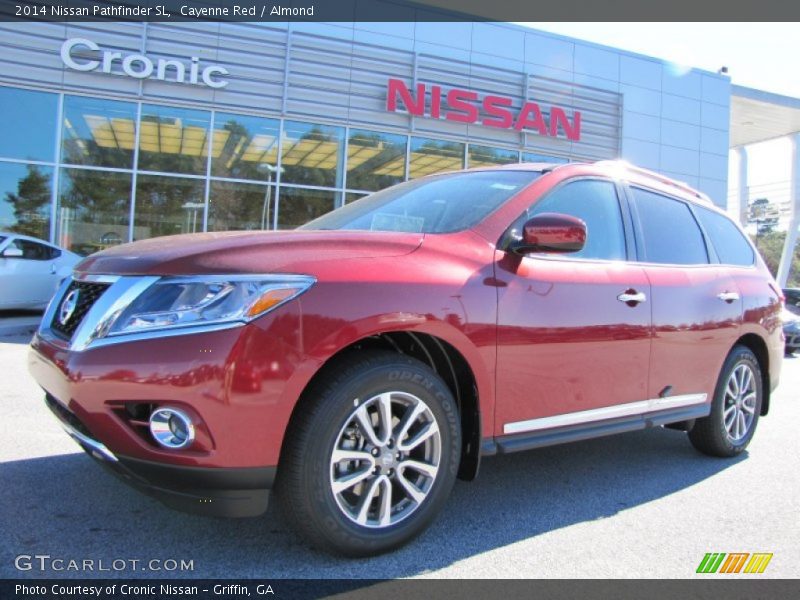 Cayenne Red / Almond 2014 Nissan Pathfinder SL
