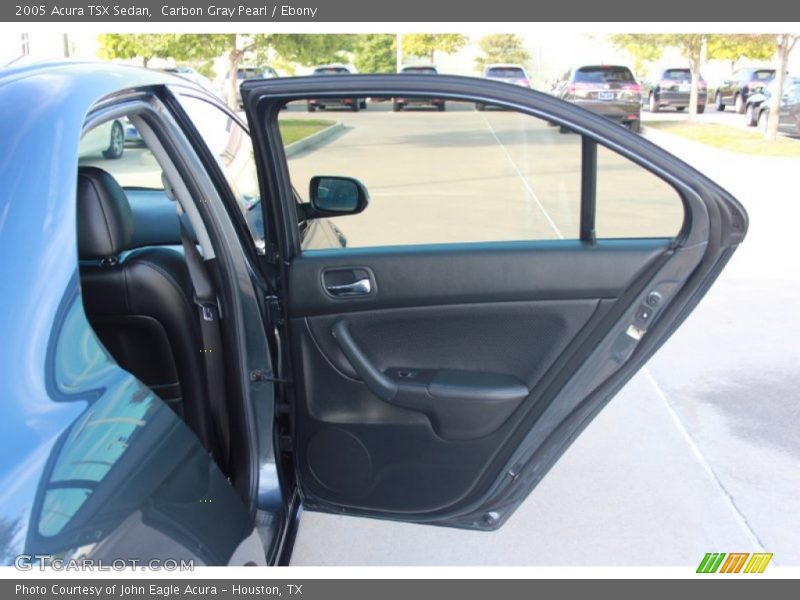 Carbon Gray Pearl / Ebony 2005 Acura TSX Sedan