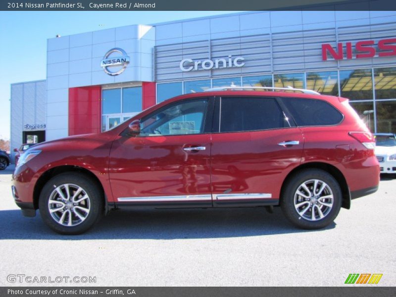 Cayenne Red / Almond 2014 Nissan Pathfinder SL