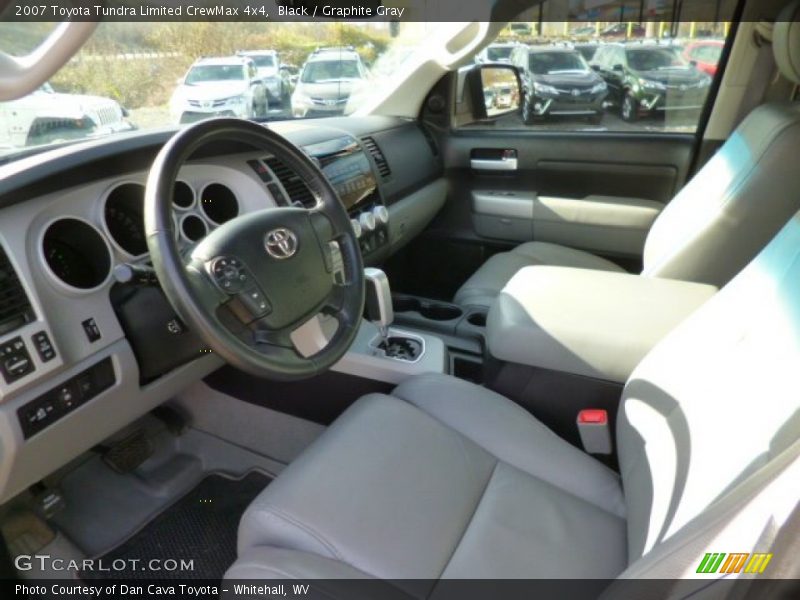 Black / Graphite Gray 2007 Toyota Tundra Limited CrewMax 4x4