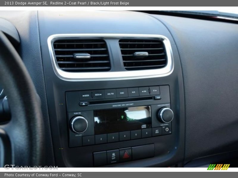 Redline 2-Coat Pearl / Black/Light Frost Beige 2013 Dodge Avenger SE